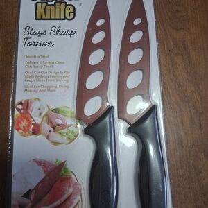 Chef's Knife Set with Black Handles